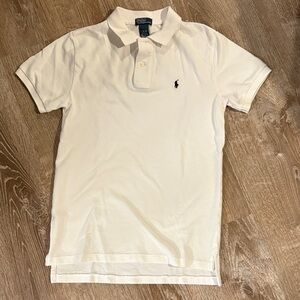Polo by Ralph Lauren Boy White Polo Shirt